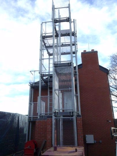 Fire Escapes and Ladders custom built to your requirements, CAD design and installation, made to the highest safety standards.
