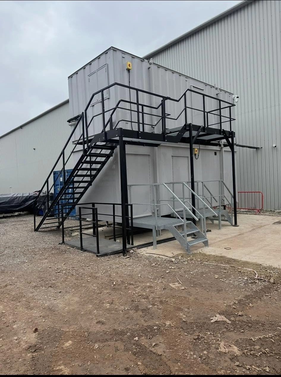 Access stairs and landings completed in Melton Mowbray Leicestershire