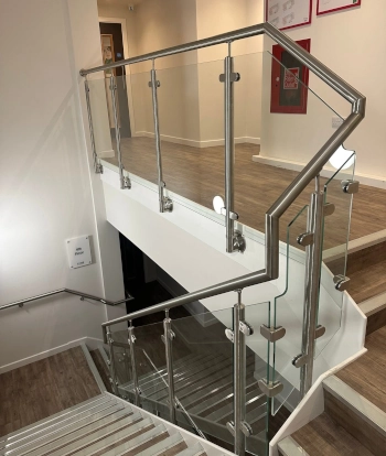 Balustrades & Glass in student accommodation