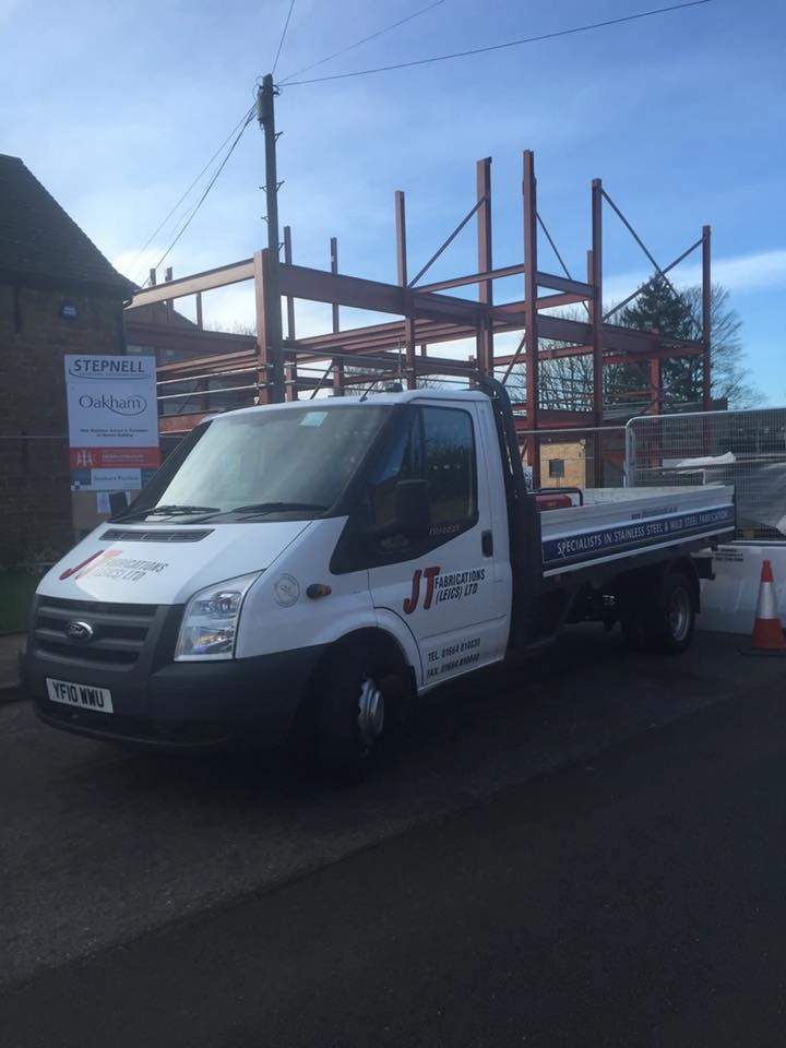 Our vehicle onsite delivery and construction.