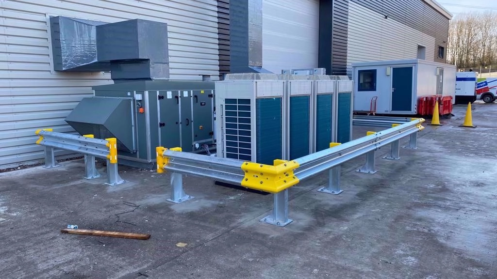 Machinery and plant guarding surround system